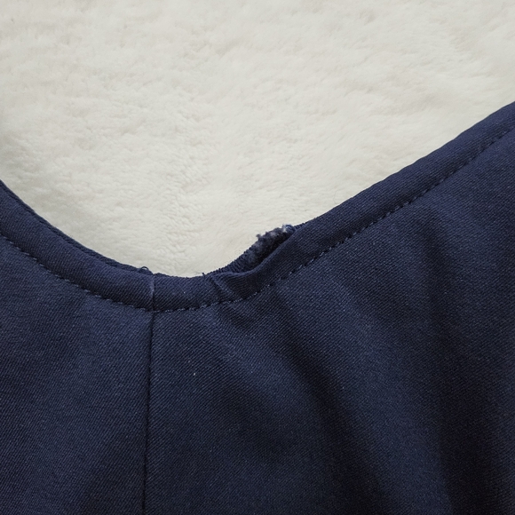 Vintage Fera Wool Blend Bib Ski/Snow Pants/Jumpsuit in Navy Blue Women’s Size 6R - Picture 7 of 10